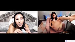 Evelyn Claire és Gianna Dior tinédzser lesbi webcamos önnönélvezése