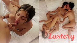 Csinos latin amerikai amatőrök megosztják a brutális falloszt együtt