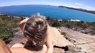 Kalandvágyó olasz pár vadul reszel a csodás öbölben