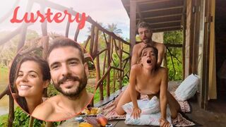 Lenyűgöző kolumbiai amatőrök kufirconlak az amazonasban