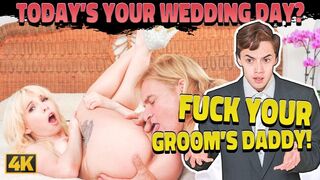 Sápadt világos szőke bige kész a sexre férje apjával