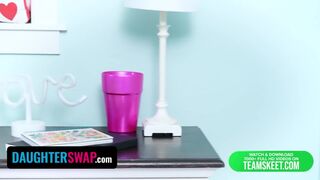 Nevelő lányok forró cidázása apa péniszén