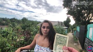 Forró latina lány egy dollárért kap baszást