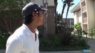 Világos Szőke méz megismerkedik a műfütyivel kettő ázsiai fószer előtt