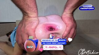 Mély popsi dugás hatalmas segglyukkal