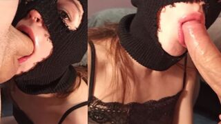 Cuki spiné símaszkban kap egy lédús rúdat a szájába