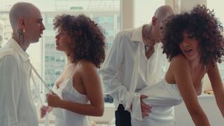 Beatrice secrets calls the room service and gets a big fuck from Spender