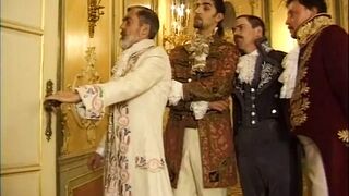 La Maschera di Ferro legelső epizód retro pornó Chris Charming nagyméretű farkával és kicsike cickós fiatalasszony análjával