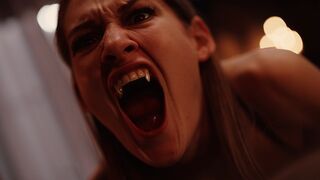 Sötét Vágyak Kastélya - Vampired Csábításában Egy Csinos Világos Szőke Úrnő és Egy Szemérmes Kiscsaj Tiffany Tatummal és Leana Lovings-szal